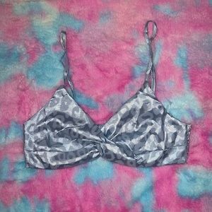 Long sleeve satin 2 piece top